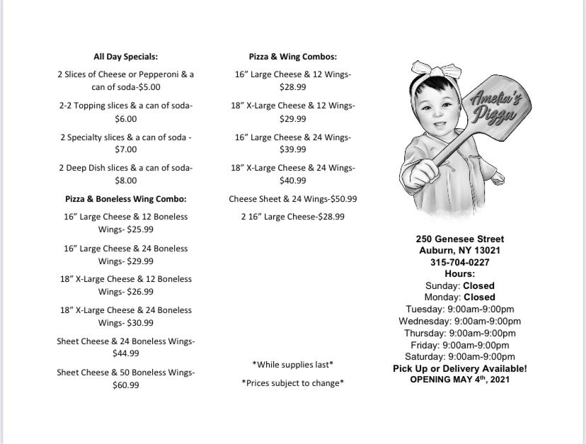 Amelia's Pizza